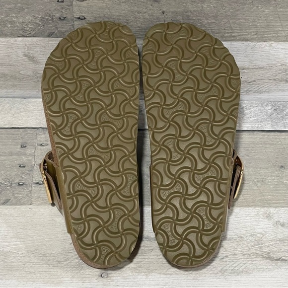 BIRKENSTOCK Gizeh Big Buckle Flip Flop - High Shine Mud Green - Sz - 5-5.5 US - Picture 9 of 9